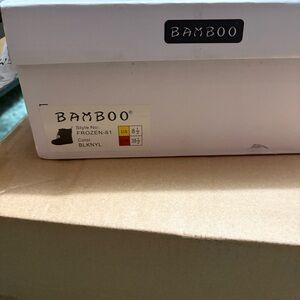 BAMBOO Black Nylon Footwear